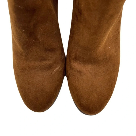 CARLOS BY CARLOS SANTANA BROWN SUEDE BOOTS - Picture 6 of 10